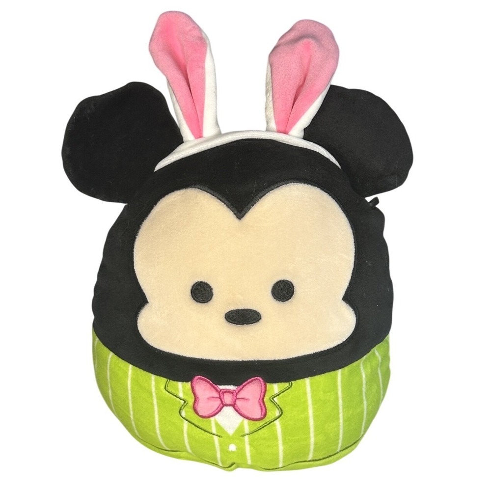 Squishmallows - Disney Easter Mickey Mouse Plush - 8" - Bunny Ears - NOWT